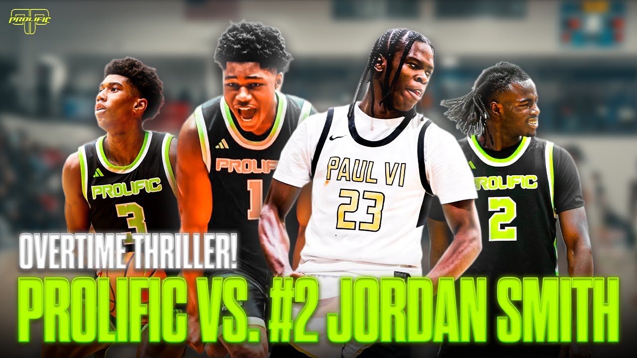 #1 PG Naz Anderson & #5 Caleb Holt GET TESTED by #1 SG Jordan Smith in OVERTIME THRILLER! Upset??