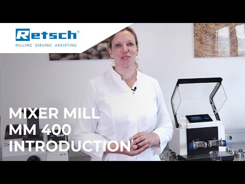 Mixer Mill MM 400 Introduction - Retsch