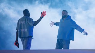 Drake & Kanye West Perform At Free Larry Hoover Concert in Los Angeles