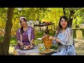 Cooking Salmon and Lamb in Iranian Village Style