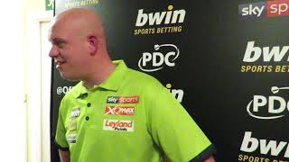 Michael van Gerwen: Having my daughter here is spurring me on
