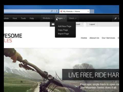Introduction to the DNN 7 Control Panel