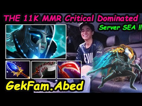 GeekFam Abed - [Phantom Assassin] The Critical 11K MMR Skill Play Dominated Server SEA Dota 2 7.27