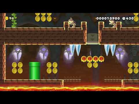 Super Mario Maker Bros. 4-4 by AidenL2006 - Super Mario Maker 2 - No Commentary 1bv