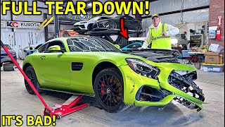 Our Wrecked Mercedes AMG GTS Can't Be Fixed!!! Our Toughest Build Yet?