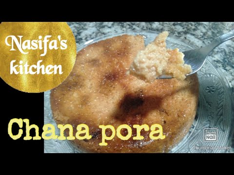 Chana pora/Chanar cake recipe by Nasifa's kitchen