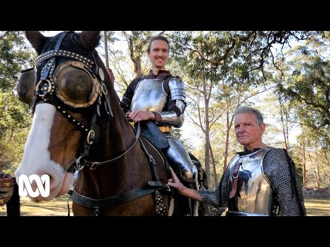 Learning to joust with the world’s oldest medieval knight ⚔🐎 | ABC Australia