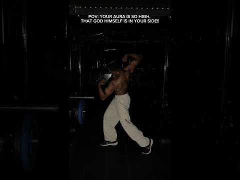 POV: YOUR AURA IS SO HIGH, THAT GOD HIMSELF IS IN YOUR SIDE!! |🔱⚜️ @Ajin-6062 #gymmotivation #fyp