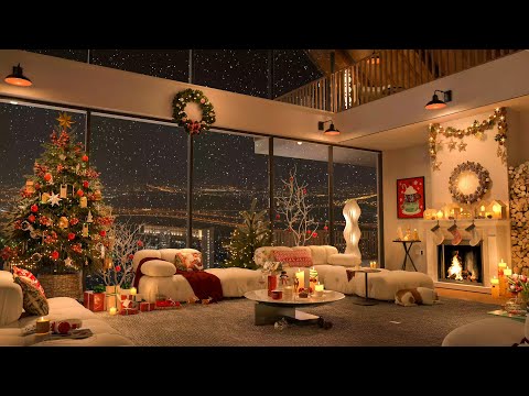 Christmas Jazz 2024 in Cozy Apartment 🎄❄ Tender Piano Jazz Music for Relax, Stress Relief & Sleep