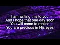 He Sends His Love ~ Point of Grace  ~ lyric video