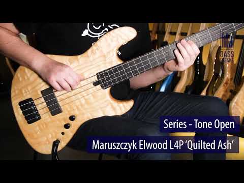 Maruszczyk Elwood L4P Fretless 2022 quilted ash image 2