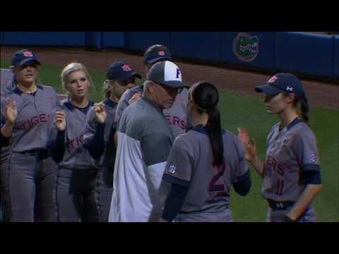 FIGHT ALERT?! Auburn Soft Ball Player and Florida Head Coach almost get into