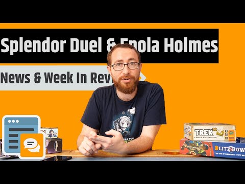 News & Week in Review - Working for Gamefound,  Splendor Duel, Caesar & More!!!
