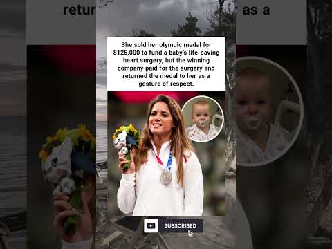 Olympic Medal Sold to Save a Baby’s Life ❤️ #shorts