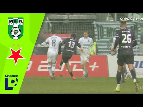 Chance Liga Highlights: MFK Karviná : SK Slavia Praha 1:3 (22. kolo)