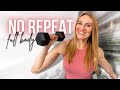 30 Min NO REPEAT Full Body Strength W Dumbbells