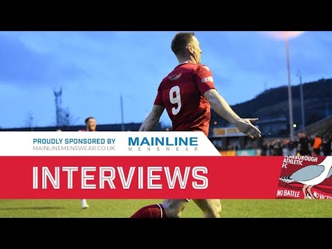 Post Match Interviews - Scarborough Athletic v Warrington Town - 12/1/2019
