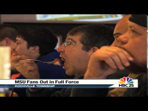 Spartan Fans gathered for a MSU National Championship watch party in Kochville Township