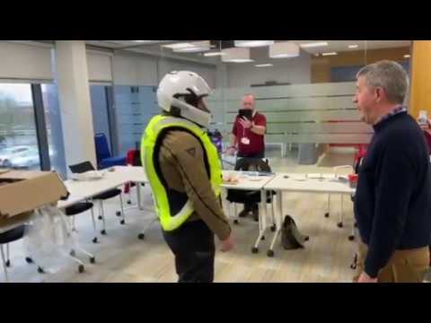 Helite Turtle 2 Airbag Vest demonstration