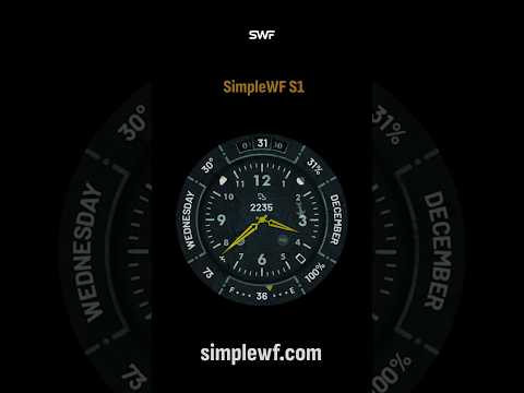 Classic Analog Watch Face: S1