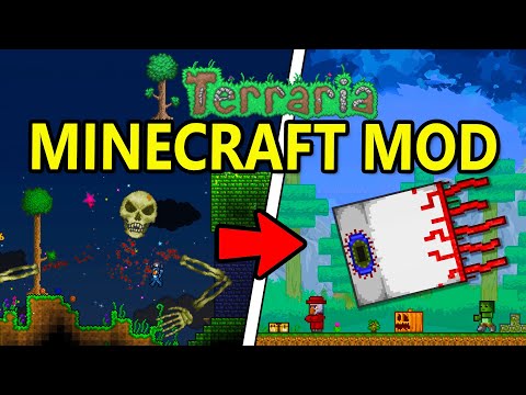 Terraria transformed into Minecraft?! Insane mods revealed!