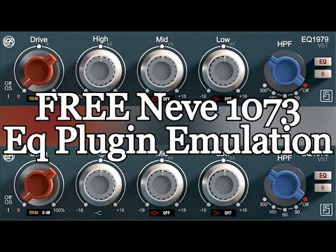 Awesome FREE Eq Vst Plugin Emulation Of A Neve 1073 - EQ1979 by Belles Ondes - Review & Demo