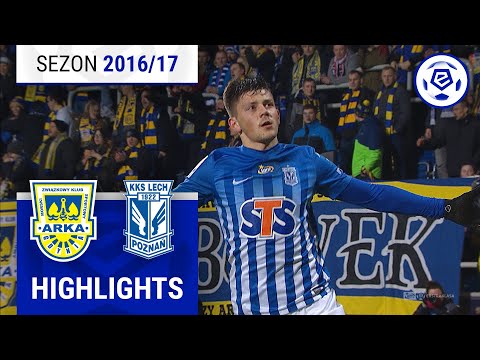 Arka Gdynia - Lech Poznań 1:4 | SKRÓT | Ekstraklasa 2016/17 | 25. Kolejka