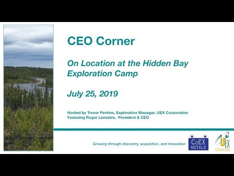 UEX CEO Corner - July 25 2019