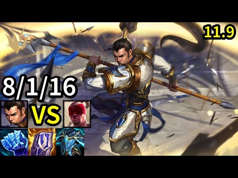 Xin Zhao Jungle vs Lee Sin - KR Master | Patch 11.9
