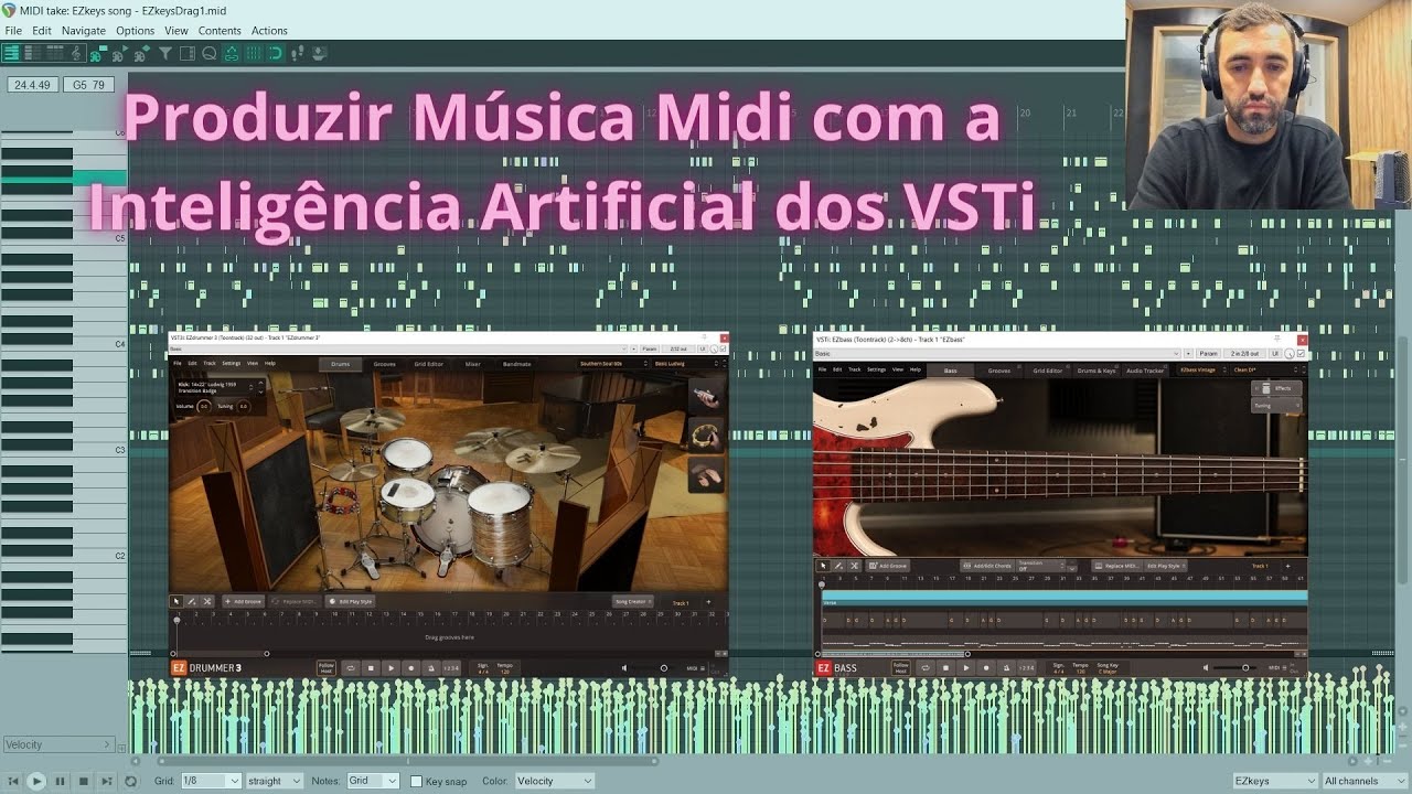Aprenda a Produzir Música Midi com a Inteligência Artificial dos VSTi