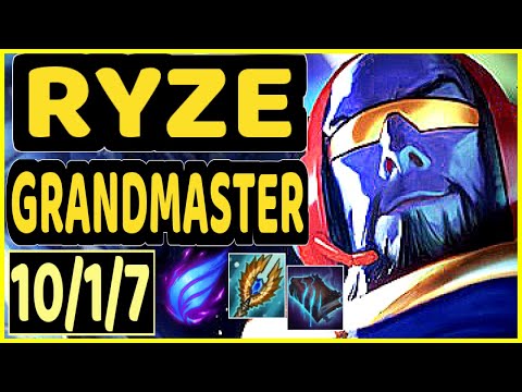 KASHTELAN (RYZE) vs VLADIMIR - 10/1/7 KDA MID GAMEPLAY - EUW Ranked GRANDMASTER