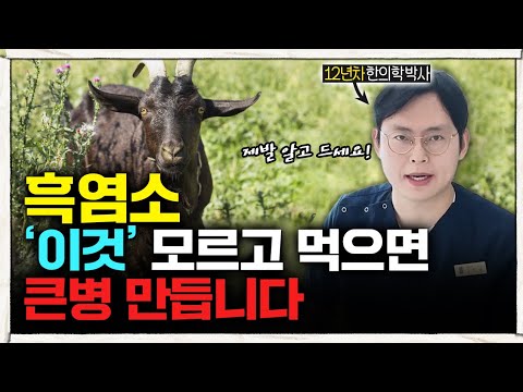 흑염소의 효능? ‘이런’ 분들은 드시면 안됩니다! (#한의학박사)