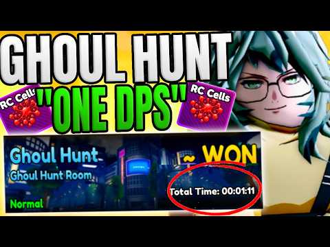 How To SOLO Ghoul Hunt With ONE DPS in Anime Rangers X 🔥 (Roblox)