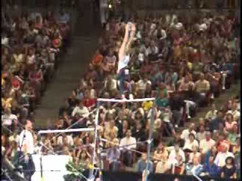 carly janiga 2004 us olympic trials day 1 uneven bars
