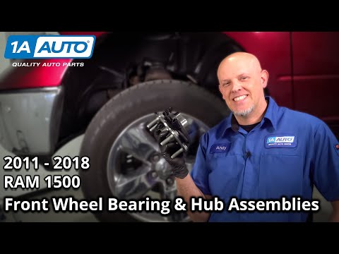 How to Replace Front Wheel Bearing & Hub Assemblies 2011-2018 Ram 1500