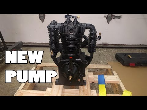 Eaton BARE PUMP Install / 5hp 2 stage compressor