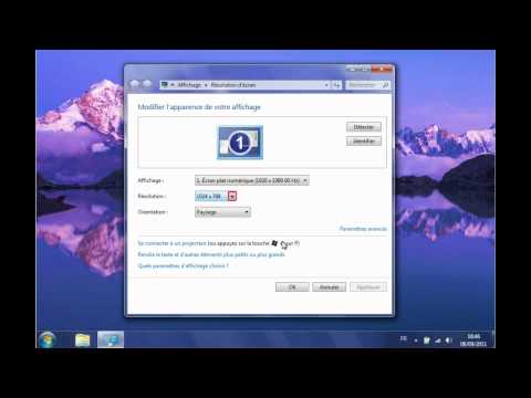 comment regler la resolution de l'ecran pc