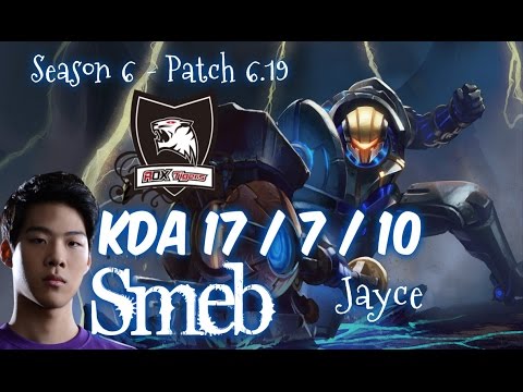 ROX Smeb JAYCE vs RUMBLE Top - Patch 6.19 NA Ranked | League of Legends