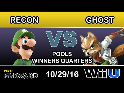 2GG: Pay it Forward - Recon (Luigi) Vs. MMG | Ghost (Fox) Pools Winners Quarters - Smash Wii U