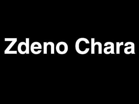 How to Pronounce Zdeno Chara Boston Bruins NHL Hockey Player