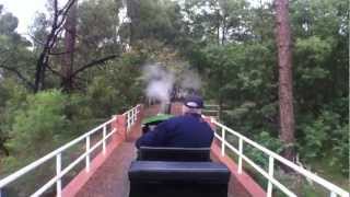 preview picture of video 'Train Ride - Front Seat on the Diamond Valley Railway (DVR) Eltham, Victoria'
