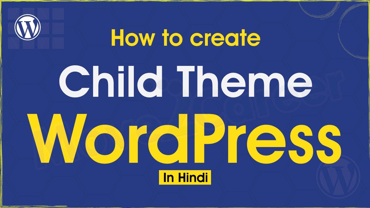 WordPress Tutorial #5 How to create child theme in WordPress