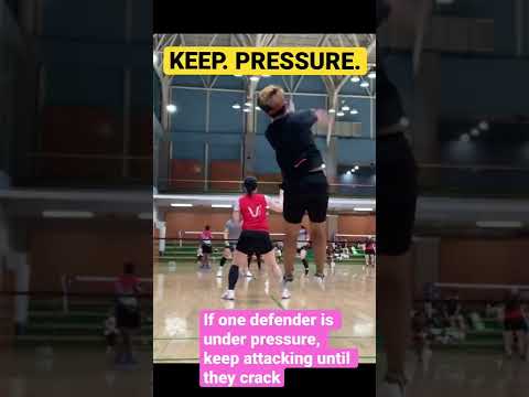 Basic doubles strategy: attack pressure