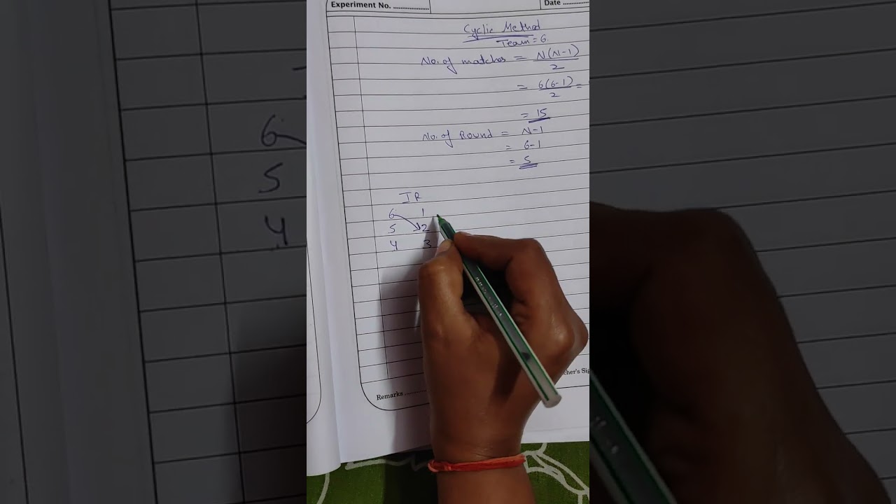 LEAGUE TOURNAMENT Part-2||Cyclic Method||Fixture|| by Reetika Singh #Class12 #Physicaleducation
