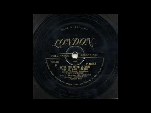 Lale Anderson - Unter Der Roten Laterne Von St. Pauli - London P-10853