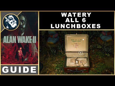 Alan Wake 2 Watery Alex Casey Lunchboxes | All 6 Location