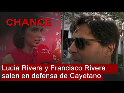 Cayetano y Francisco Rivera, muy emocionados en el último adiós a su tío abuelo