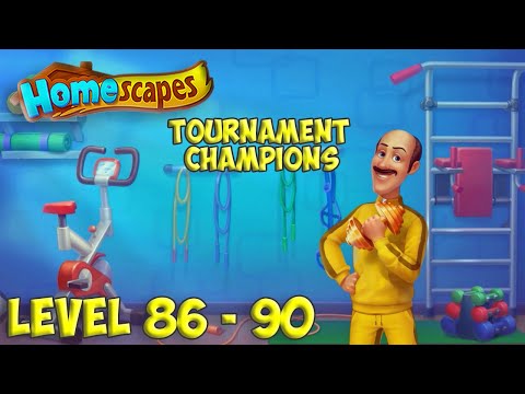 Homescapes Tournament of Champions level 86 - 90 [ Playrix ] HD