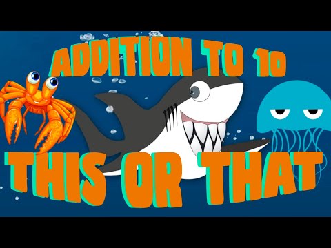 Addition to 10 Movement Break | This or That Ocean Animals