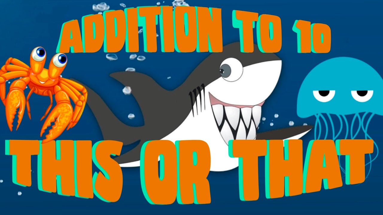 Addition to 10 Movement Break | This or That Ocean Animals